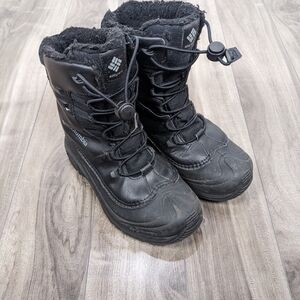 Columbia Boys Winter Boots Black Size 5